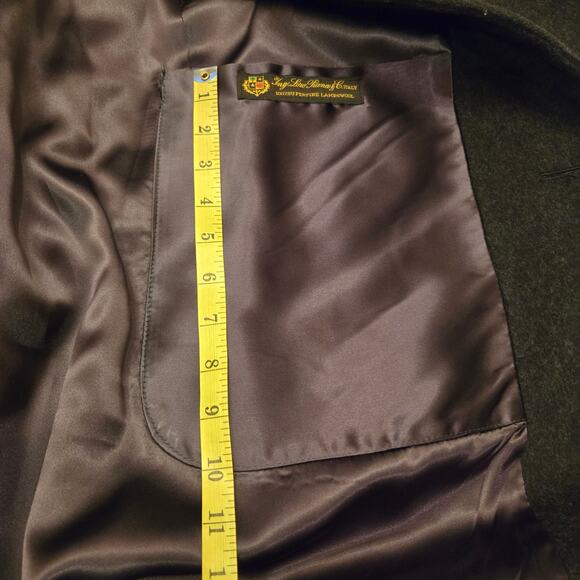 Peter Richard Loro Piana Coat Size 42L Super Fine Lambswool Gray Overcoat - Picture 16 of 16